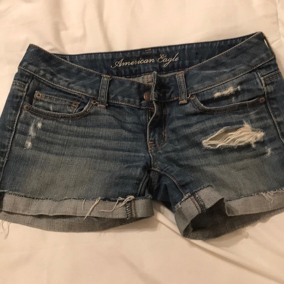 **sold** American eagle denim shorts - Picture 2 of 7